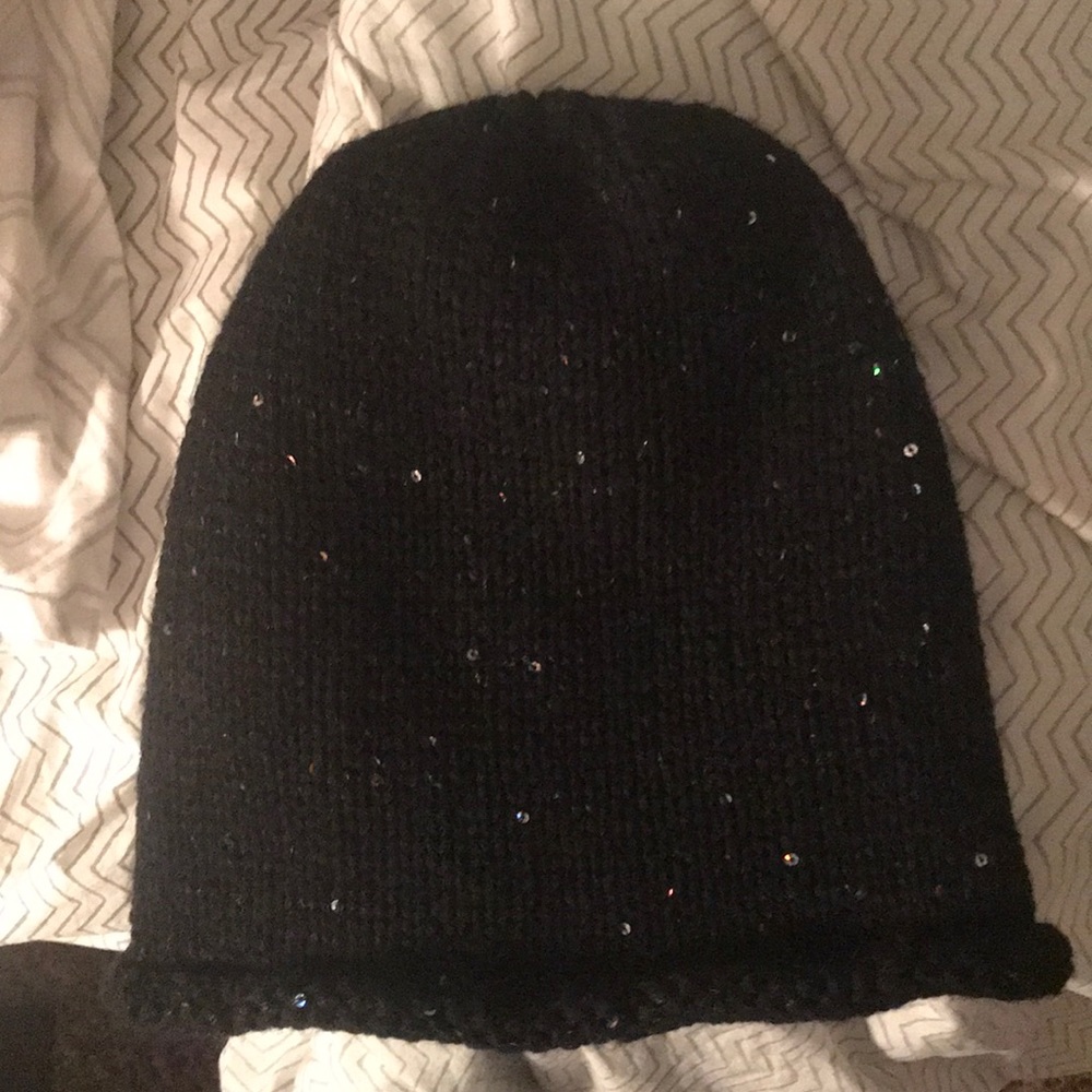 Urban outfitters Rainbow Sequined beanie
